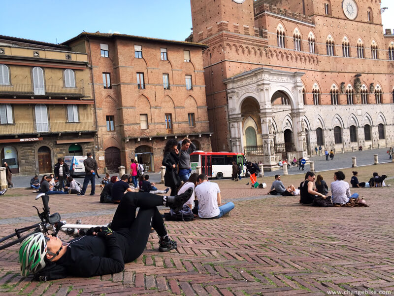 travel bike changebike siena italy