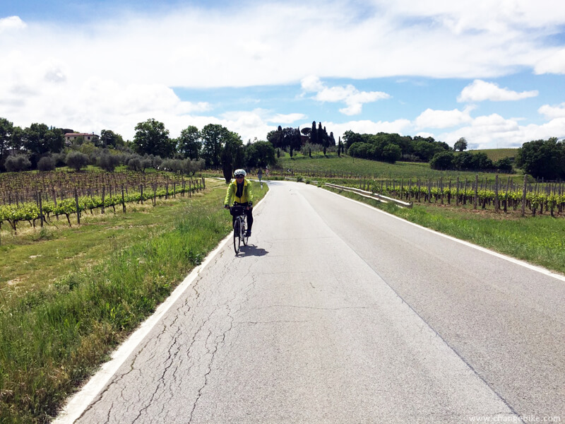 bike trip changebike montepulciano