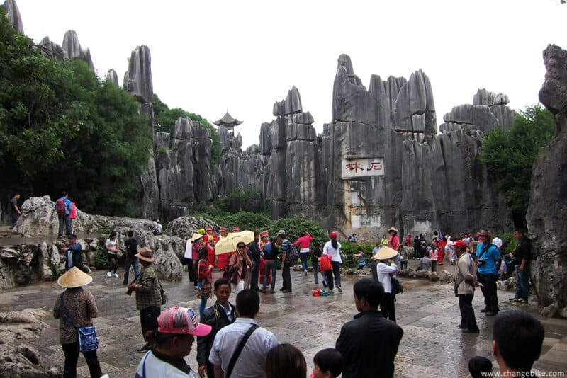 changebike cycle touring yunnan shilin daguanlou