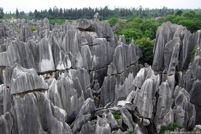 changebike cycle touring yunnan shilin daguanlou