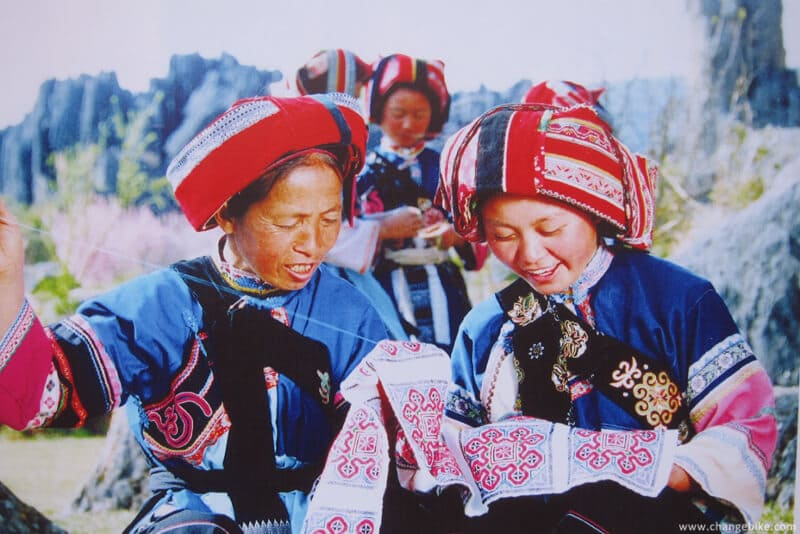 changebike cycle touring yunnan shilin daguanlou