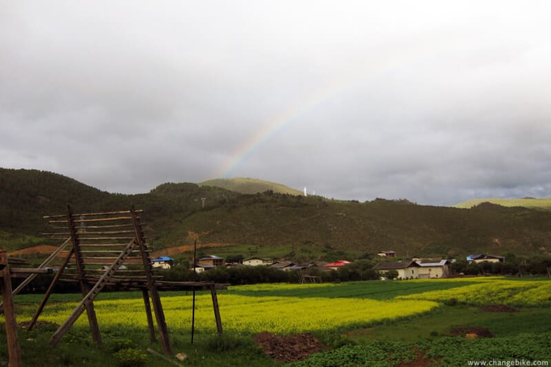 changebike adventure bike tours yunnan napa lake