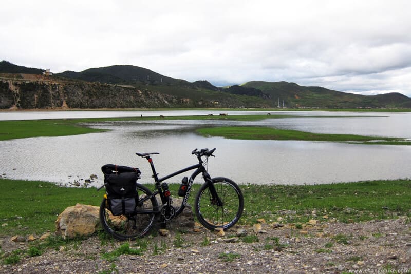 changebike adventure bike tours yunnan napa lake
