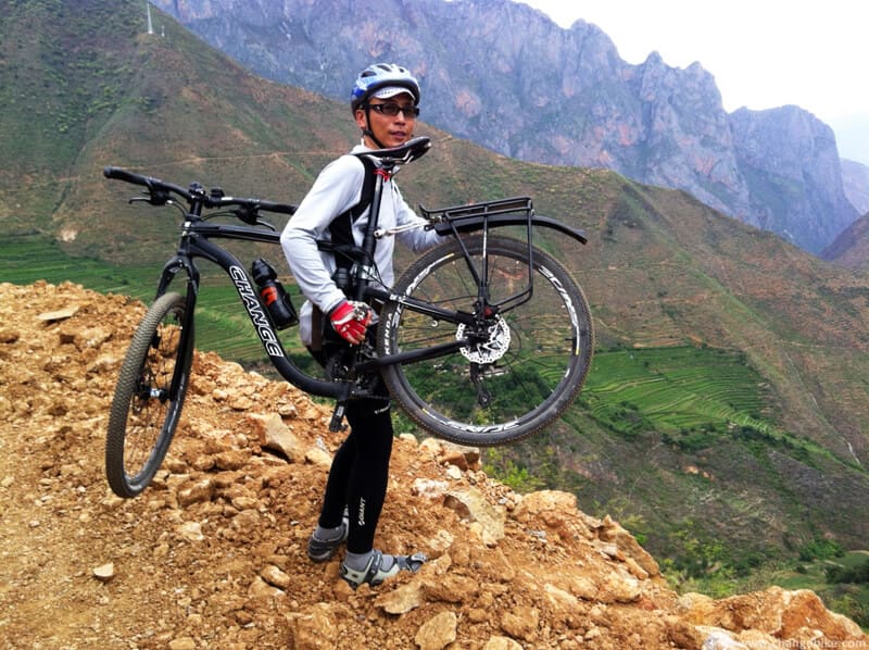 changebike bike tour yunnan baoshan stone city