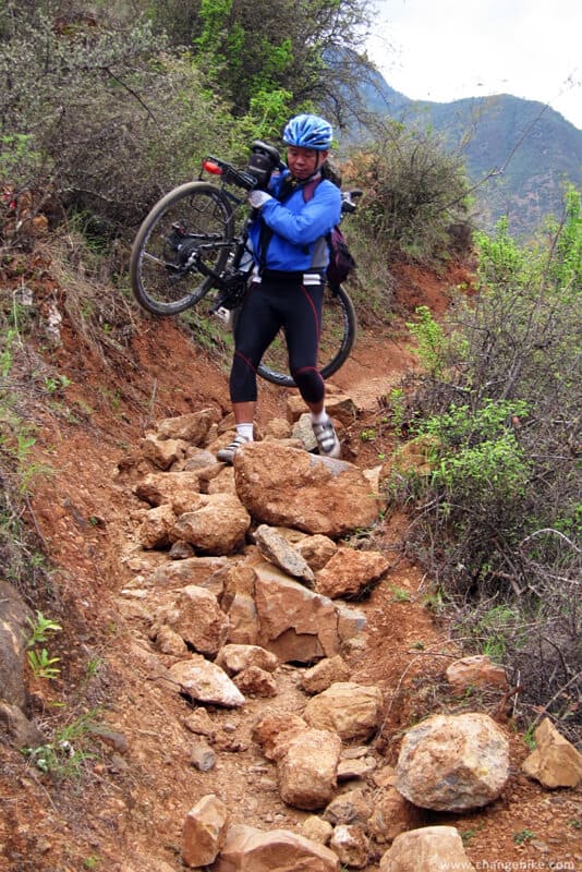 changebike bike tour yunnan baoshan stone city