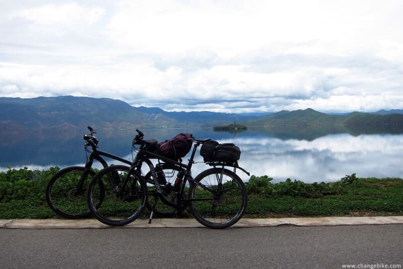 changebike bike trip yunnan Lugu Lake