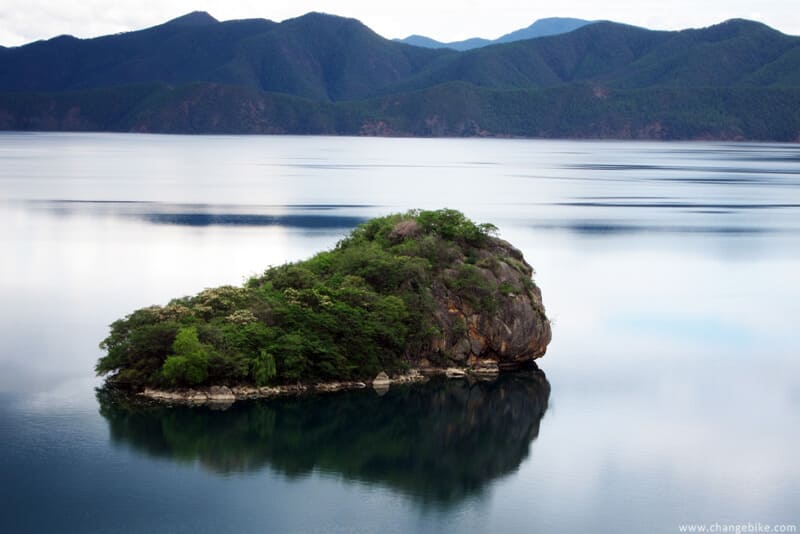 changebike bike trip yunnan Lugu Lake