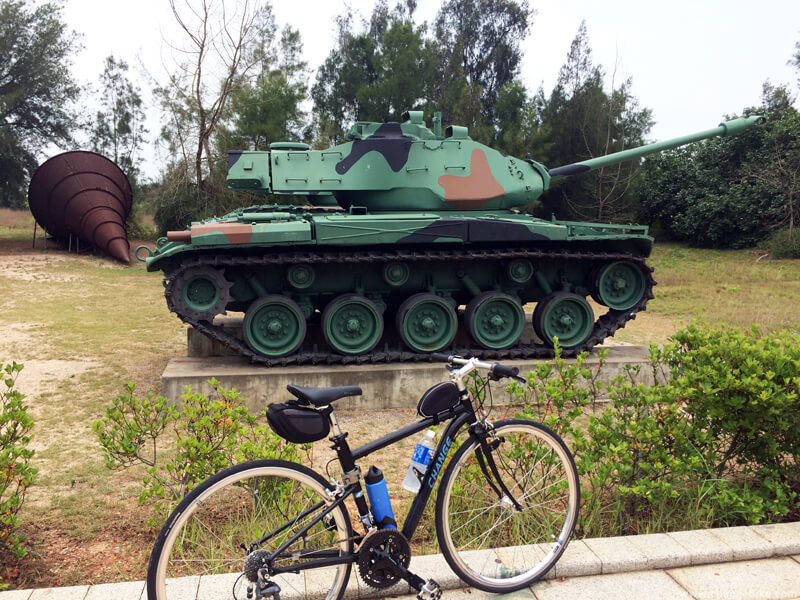 changebike cycle touring in Kinmen Cihu Triangle Fortress