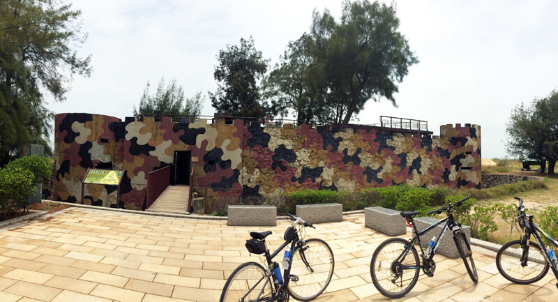 changebike cycle touring in Kinmen Cihu Triangle Fortress