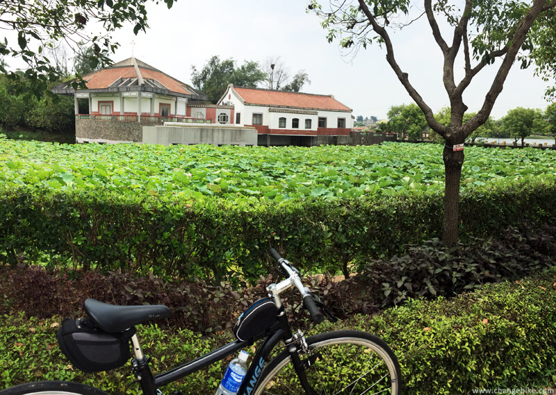 changebike cycle touring in Kinmen Shuangli Lake