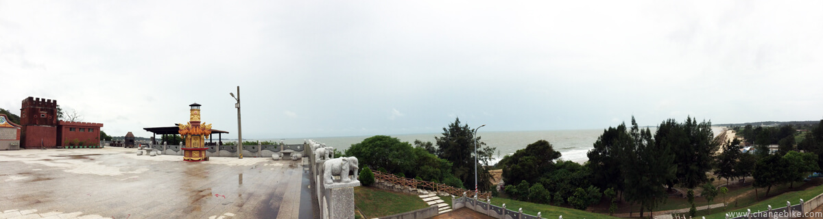 changebike bike trip in Kinmen ShangQing DiaoLou Xiang de Temple