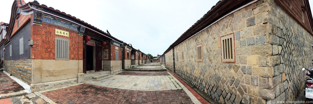 changebike cycle europe in Kinmen Shanhou Folk Culture Village in Kinmen