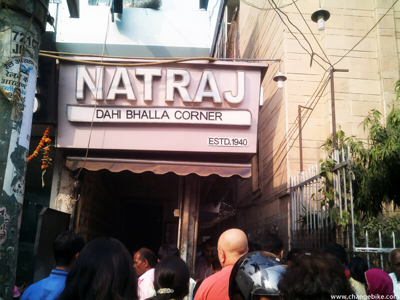 cycle touring changebike natraj dahi bhalle wala india