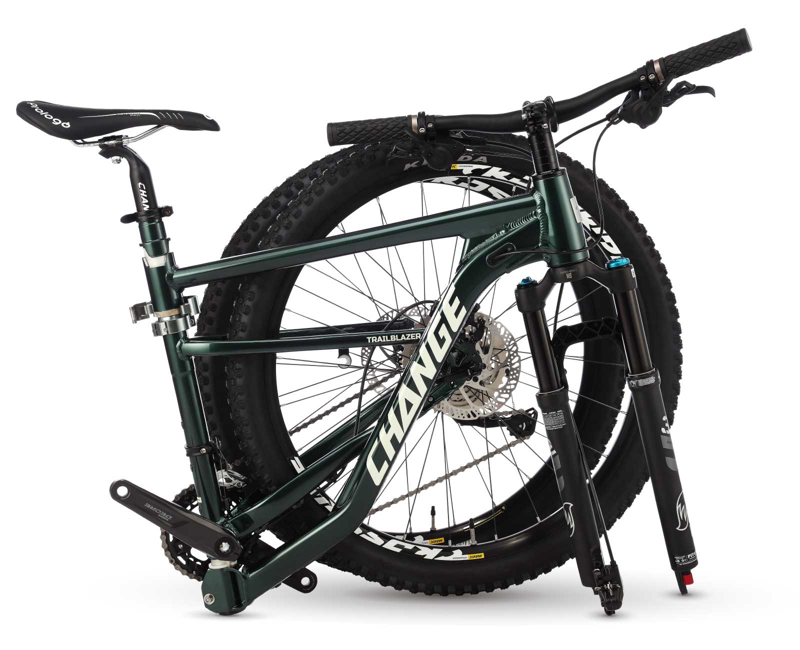 DF-912G folding bike in compact form, easy to store and transport