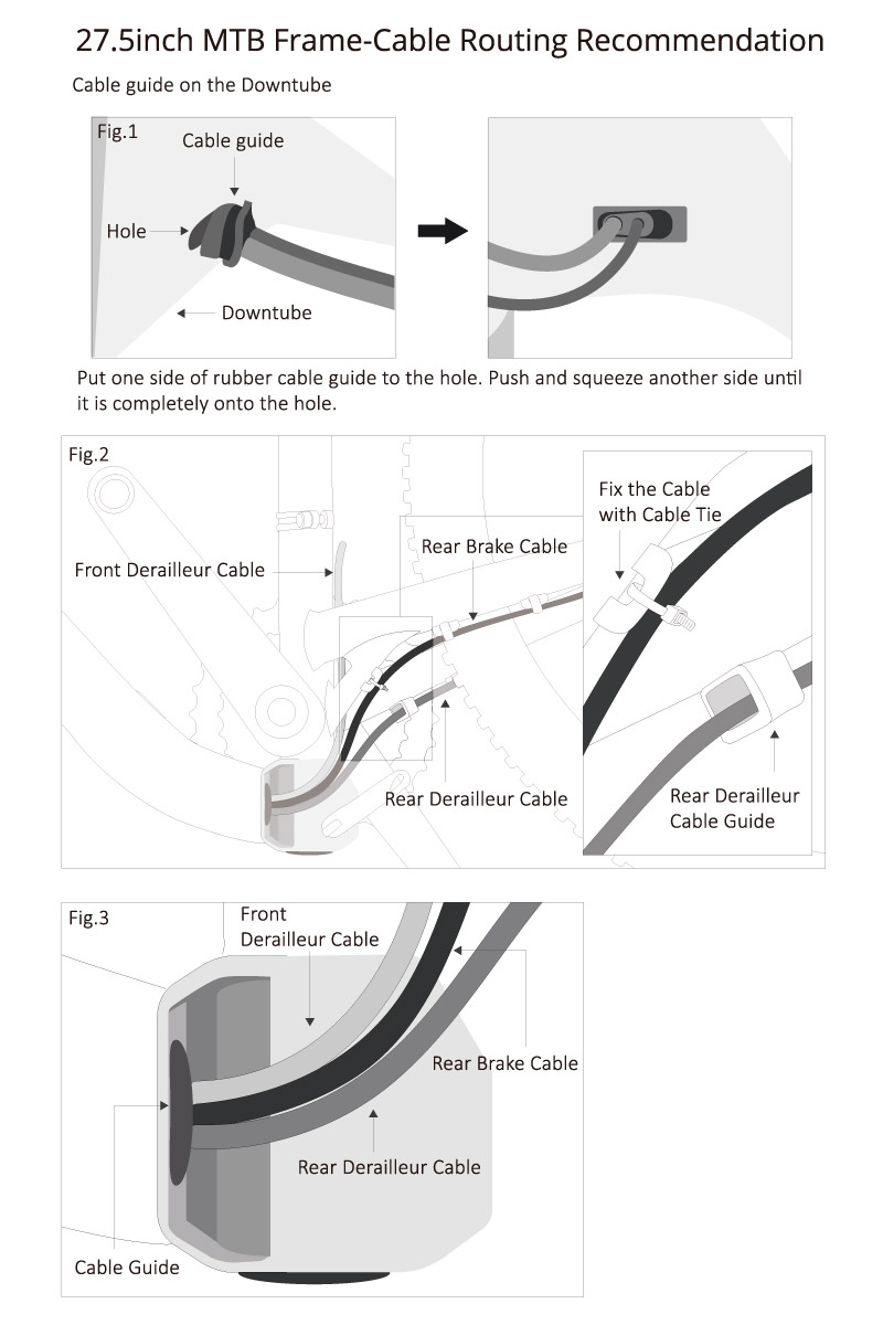 27.5 mtb folding frame changebike df-933