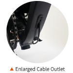 Enlarged Cable Outlet