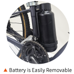 Battery is Easily Removable